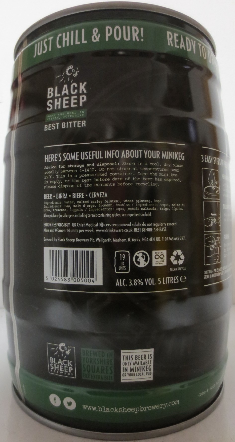 BLACK SHEEP BEST BITTER (5L) Nr.2  