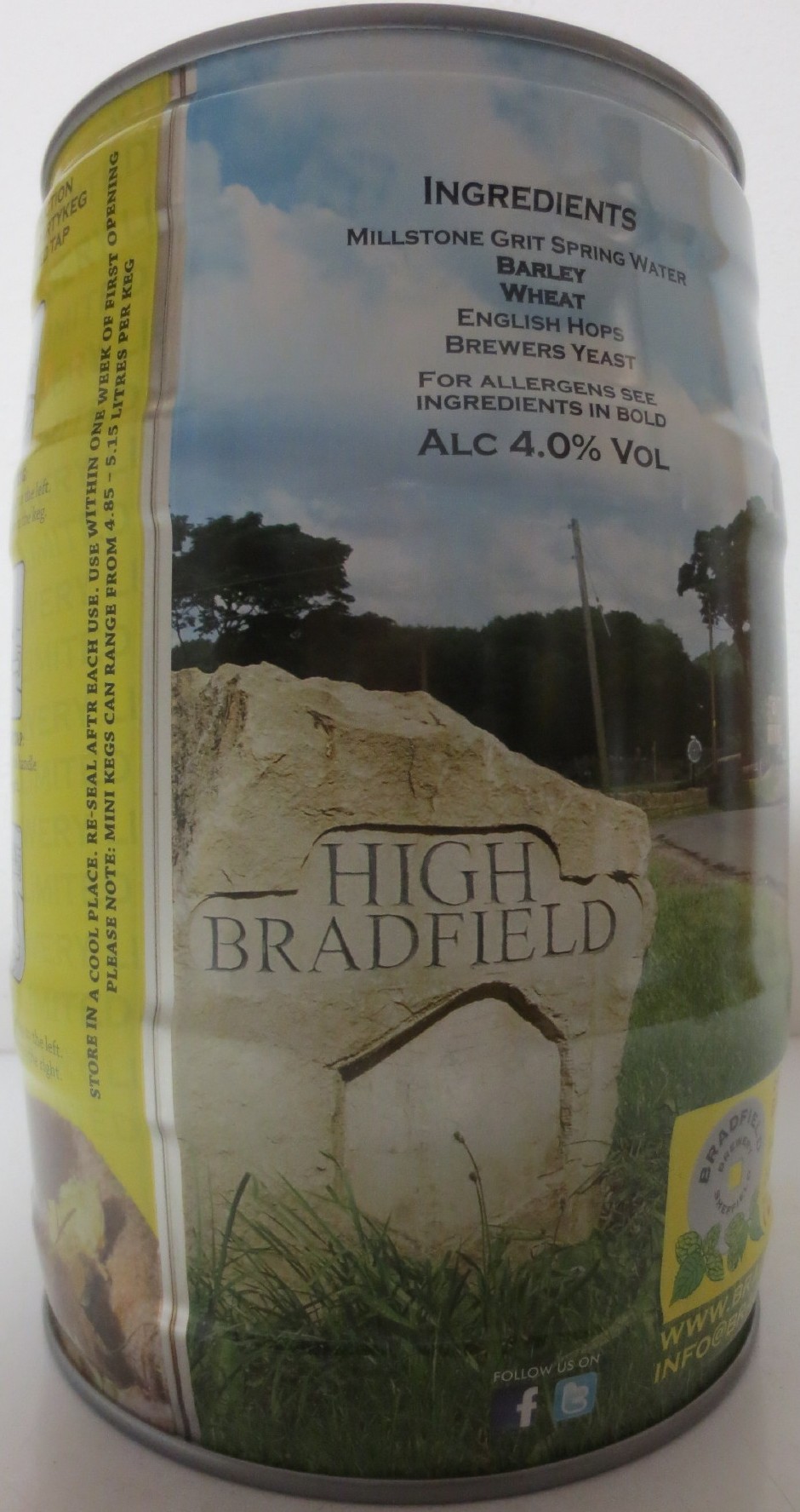 BRADFIELD BREWERY FARMERS BLONDE (5L) Nr.2 