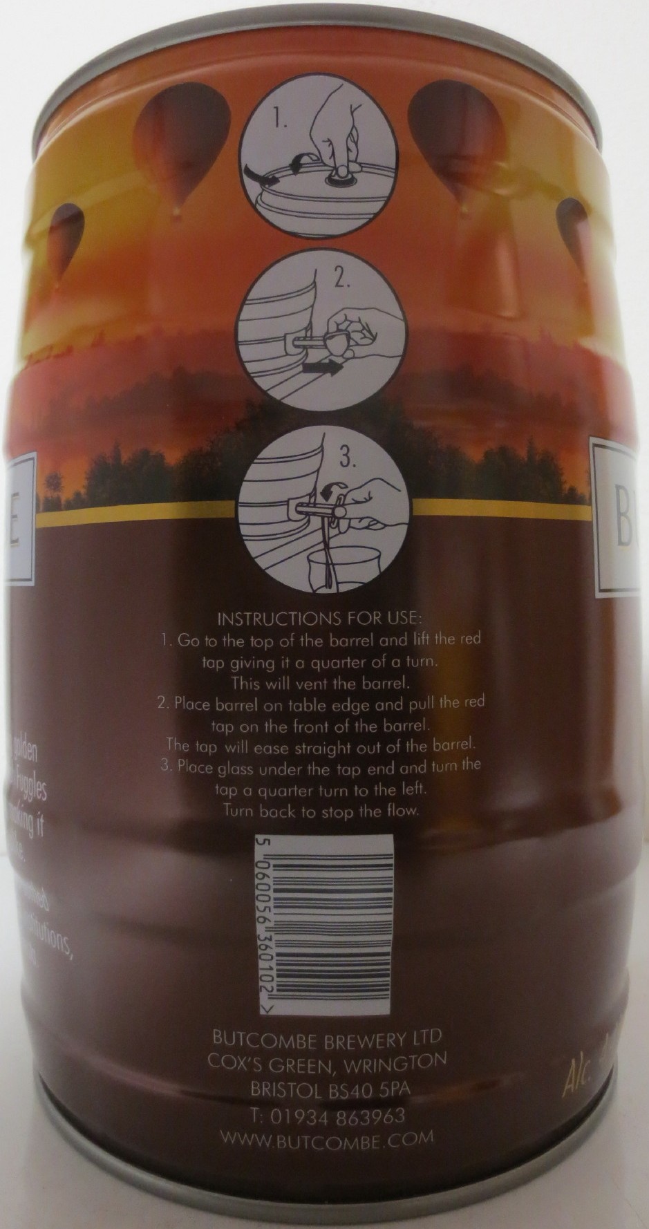 BUTCOME BREWERY GOLD OUTSTANDING PREMIUM BITTER (5L) Nr.1 