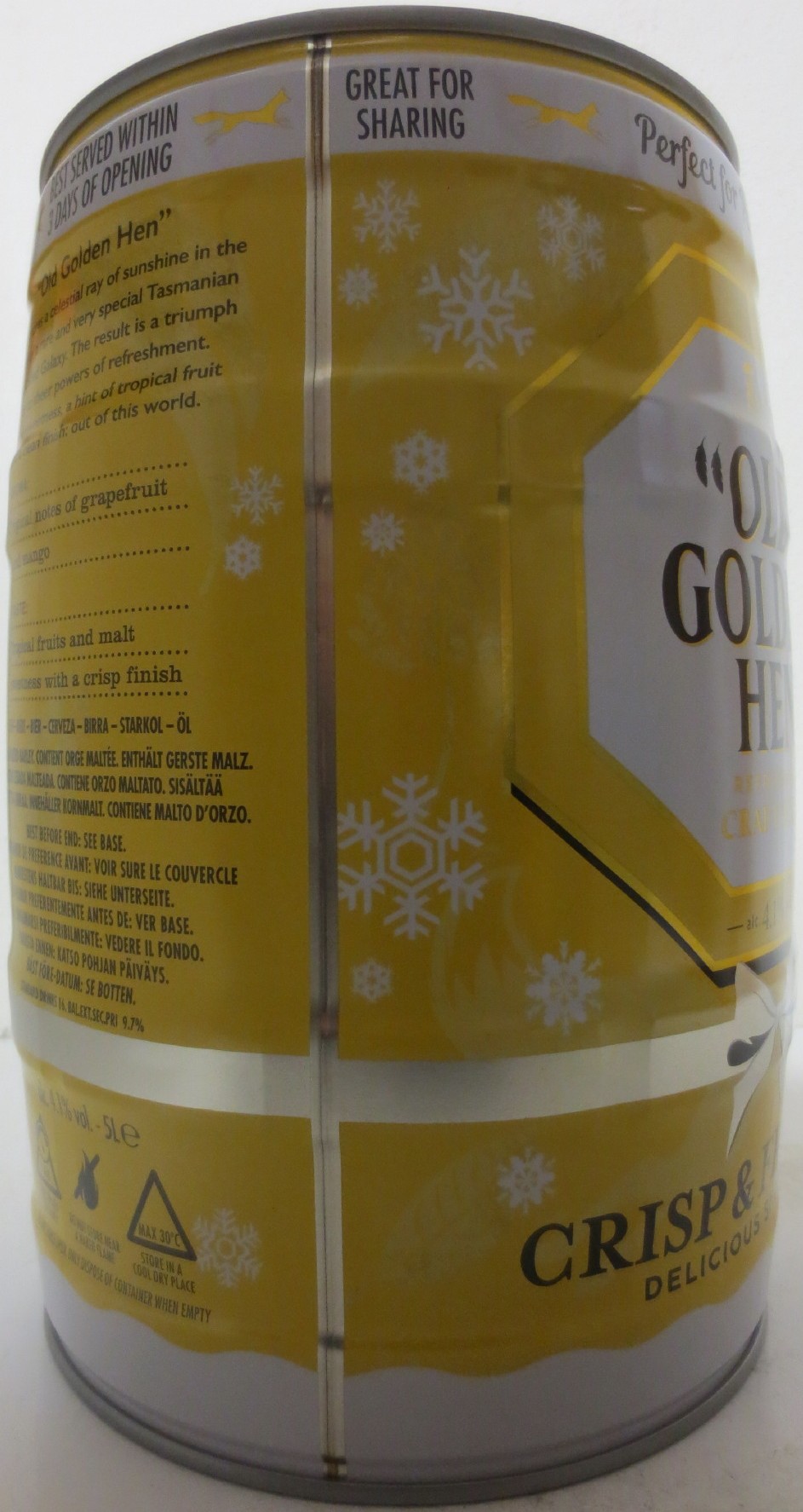 MORLAND OLD GOLDEN HEN REFRESHING CRAFT BEER (5L) Nr.4
