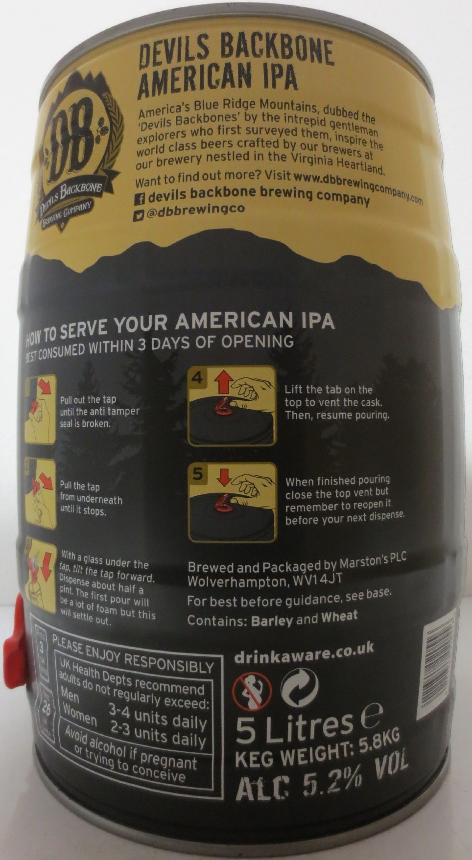 DEVILS BACKBONE AMERICAN IPA (5L) Nr.1 