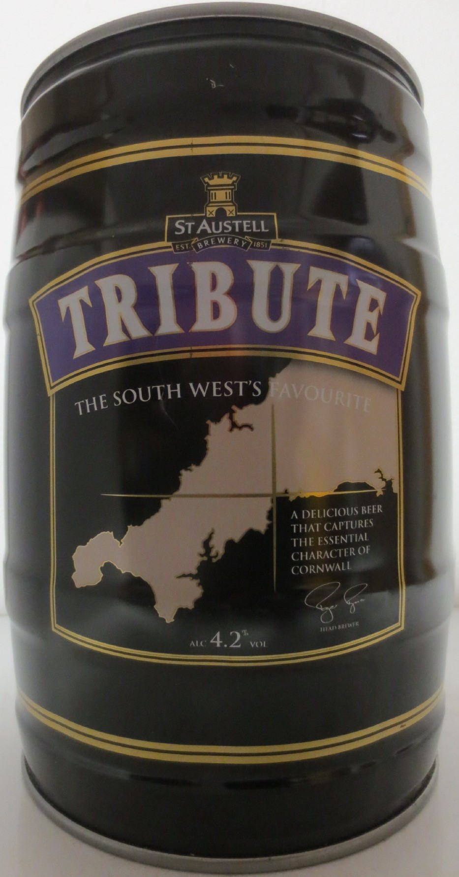 ST AUSTELL BREWERY TRIBUTE THE SOUTH WEST´S FAVOURITE (5L) Nr.1