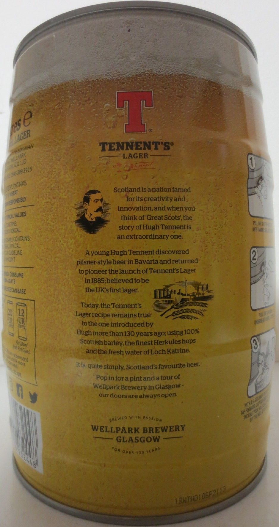 TENNENT´S LAGER (5L) Nr.1 