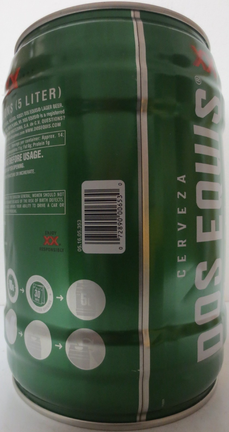 CERVEZA DOS EQUIS Lager Especial (5L) Nr.1 