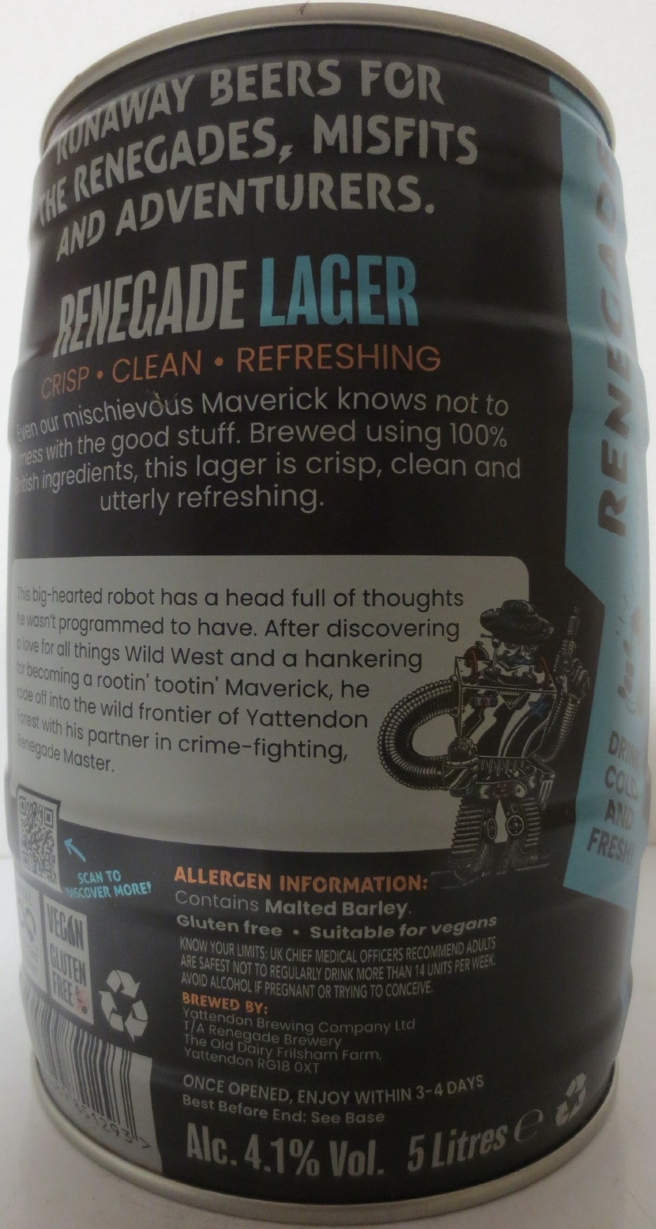 RENEGADE BREWERY RENEGADE LAGER (5L) Nr.1 