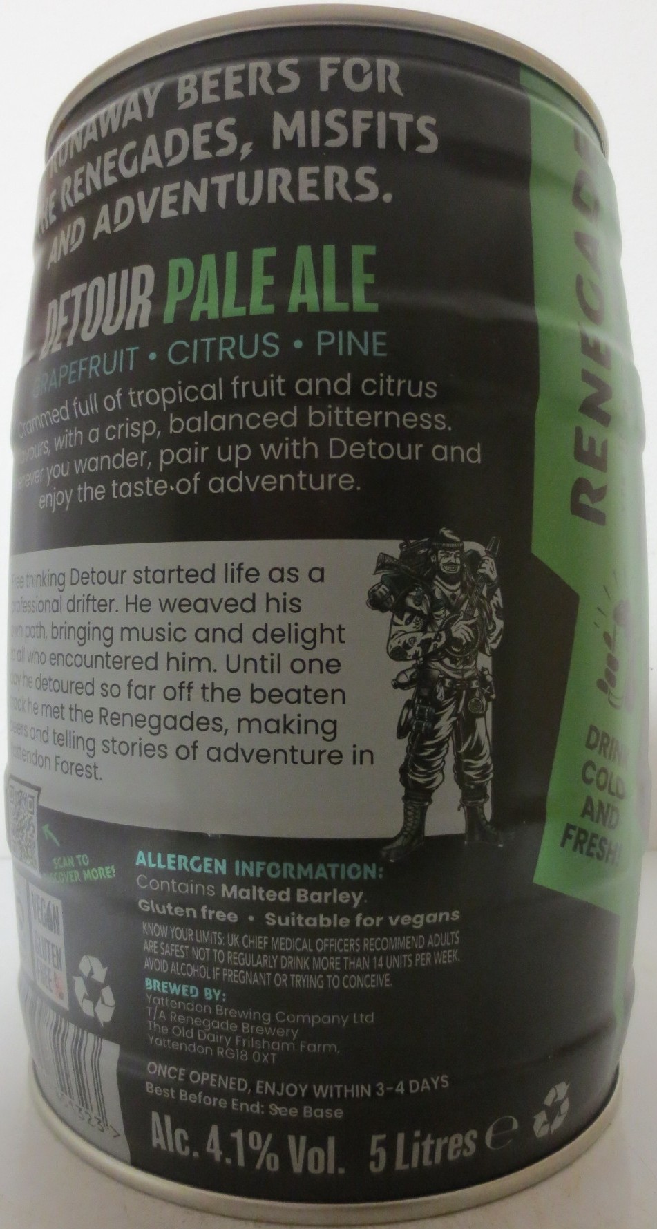 RENEGADE BREWERY DETOUR PALE ALE (5L) Nr.1 