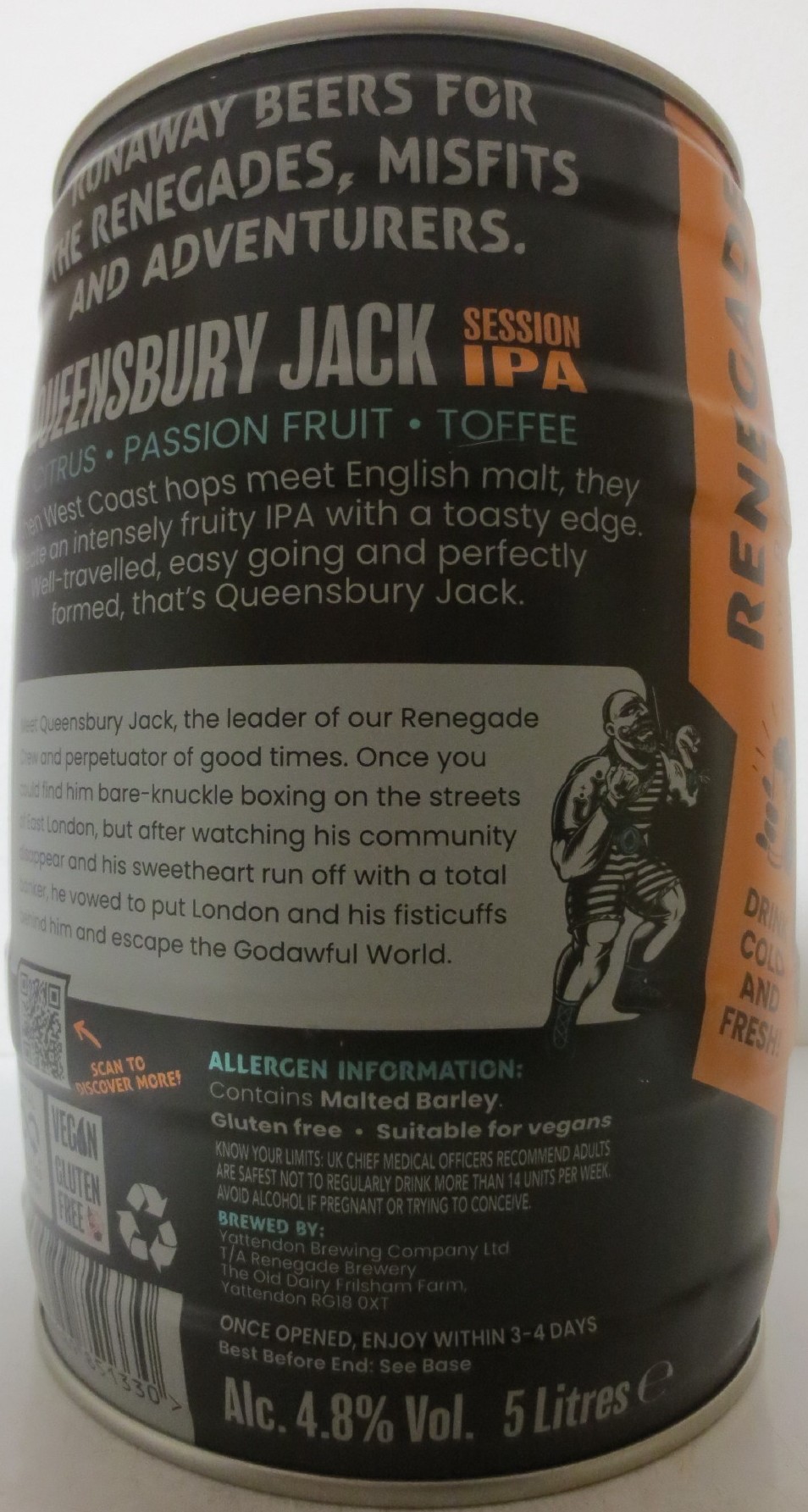 RENEGADE BREWERY QUEENSBURY Jack SESSION IPA (5L) Nr.1 