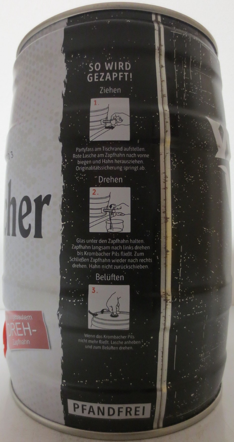 Krombacher Pils W:O:A ESTD. 1990 WACKEN.COM (5L) Nr.1