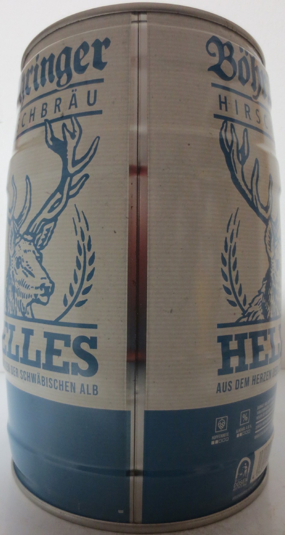 Böhringer HIRSCHBRÄU HELLES AUS DEM HERZEN DER SCHWÄBISCHEN ALB (5L) Nr.1