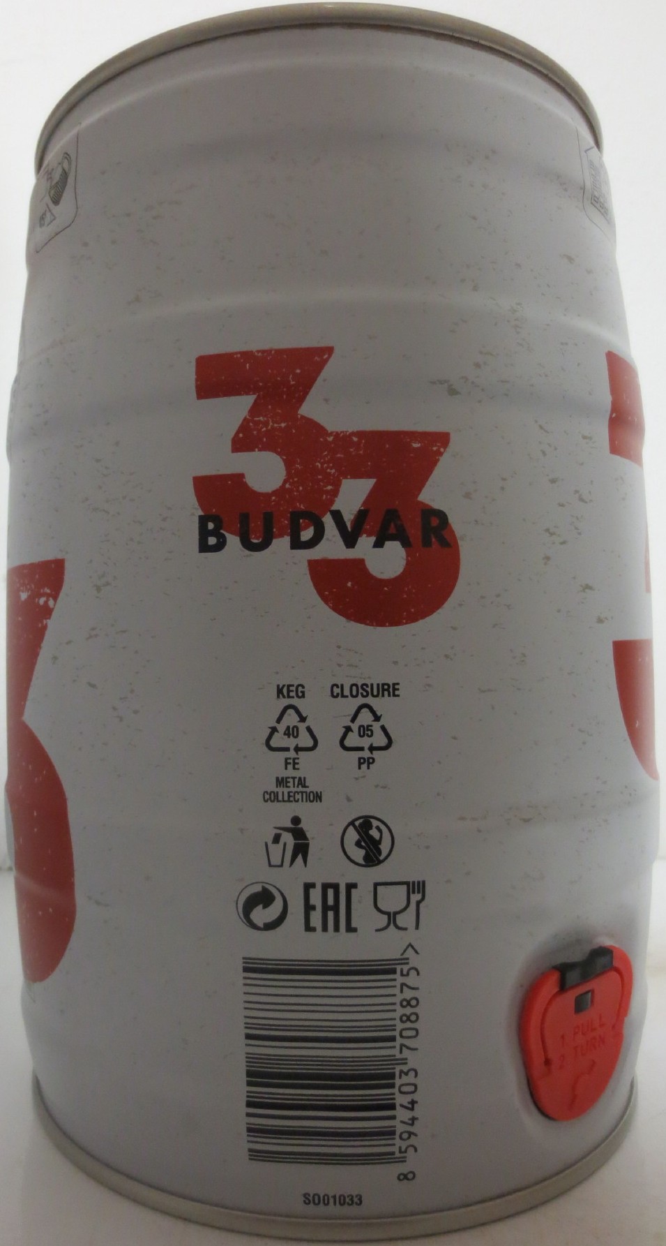 BUDVAR 33 LEŽÁK (5L) č.1 