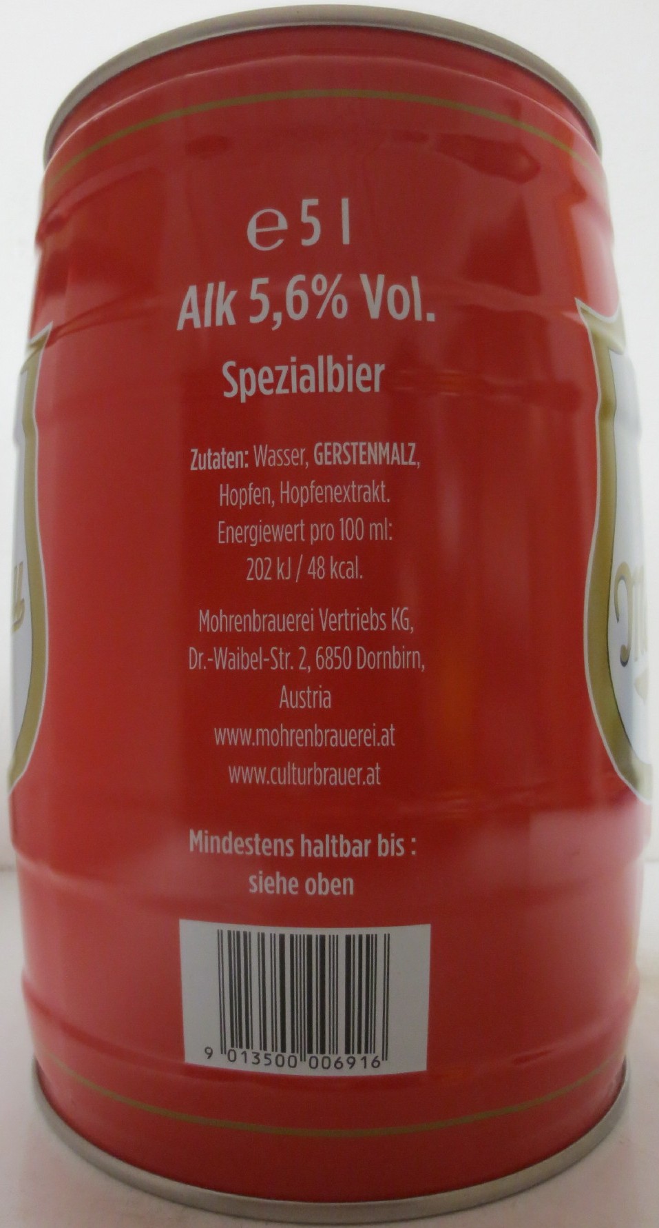Mohrenbräu SPEZIAL Bier (5L) Nr.1 