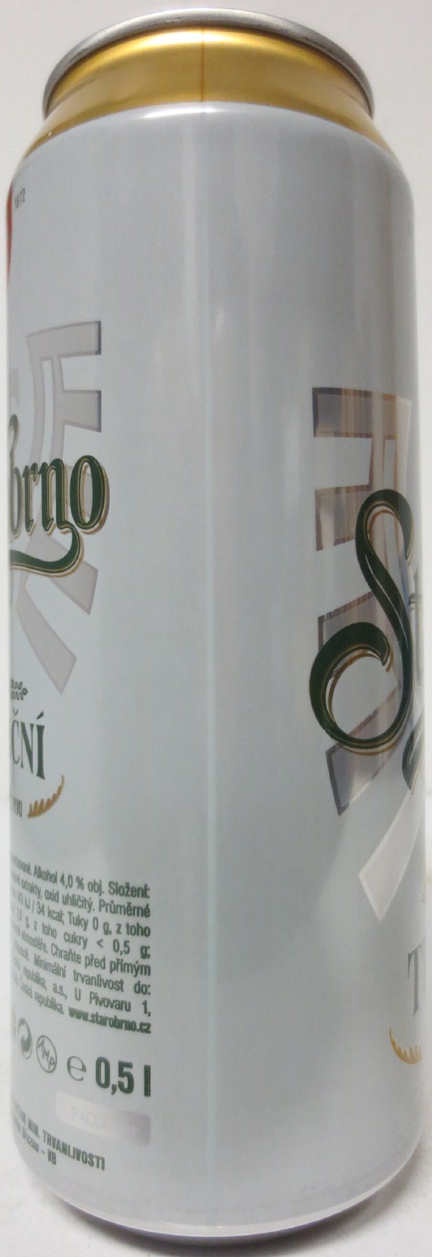 Starobrno TRADIČNÍ VÝČEPNÍ SVĚTLÉ PIVO (50cl) (B/O) č.1 