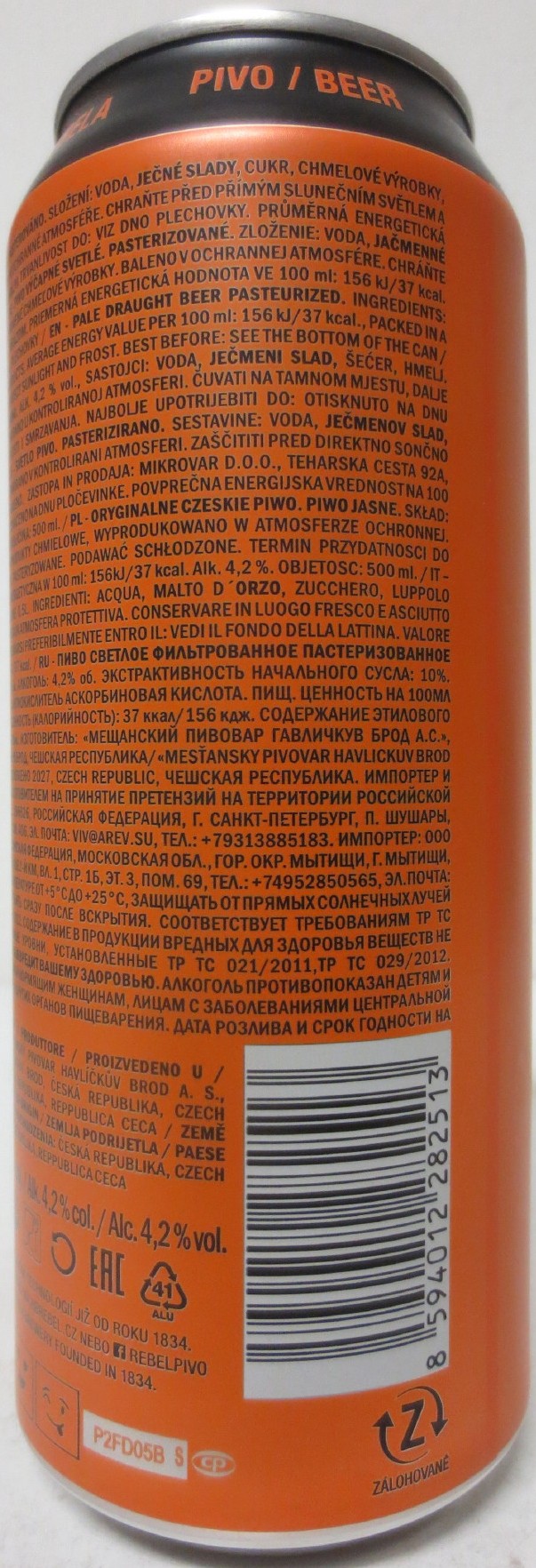 Rebel X (50cl) (B/O) č.1 