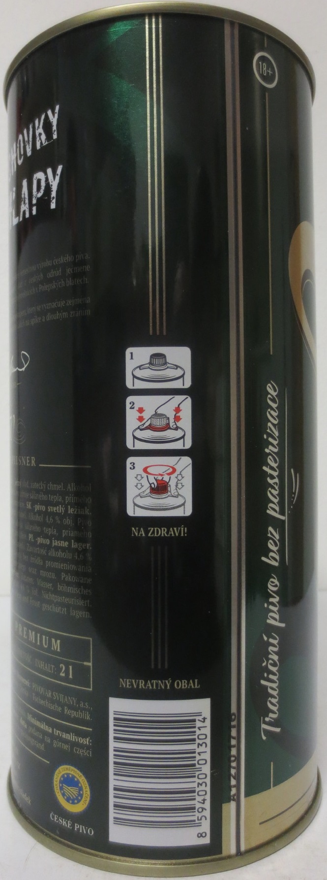 Svijany Český rodinný pivovar .1564. 450 PREMIUM (200cl) č.1