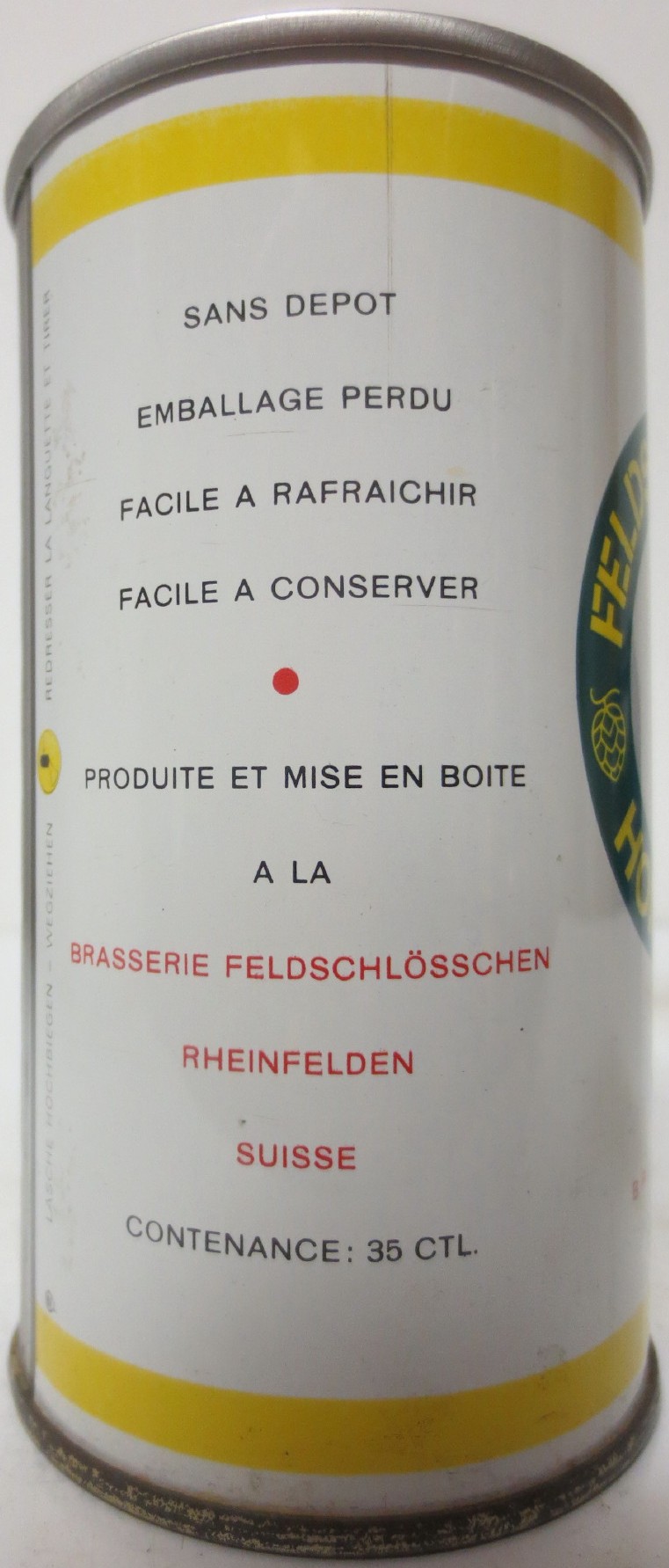 FELDSCHLÖSSCHEN HOPFENPERLE HELL-SPEZIAL BRAUEREI ABFÜLLUNG (35cl) (T/O) (SS) Nr.1 