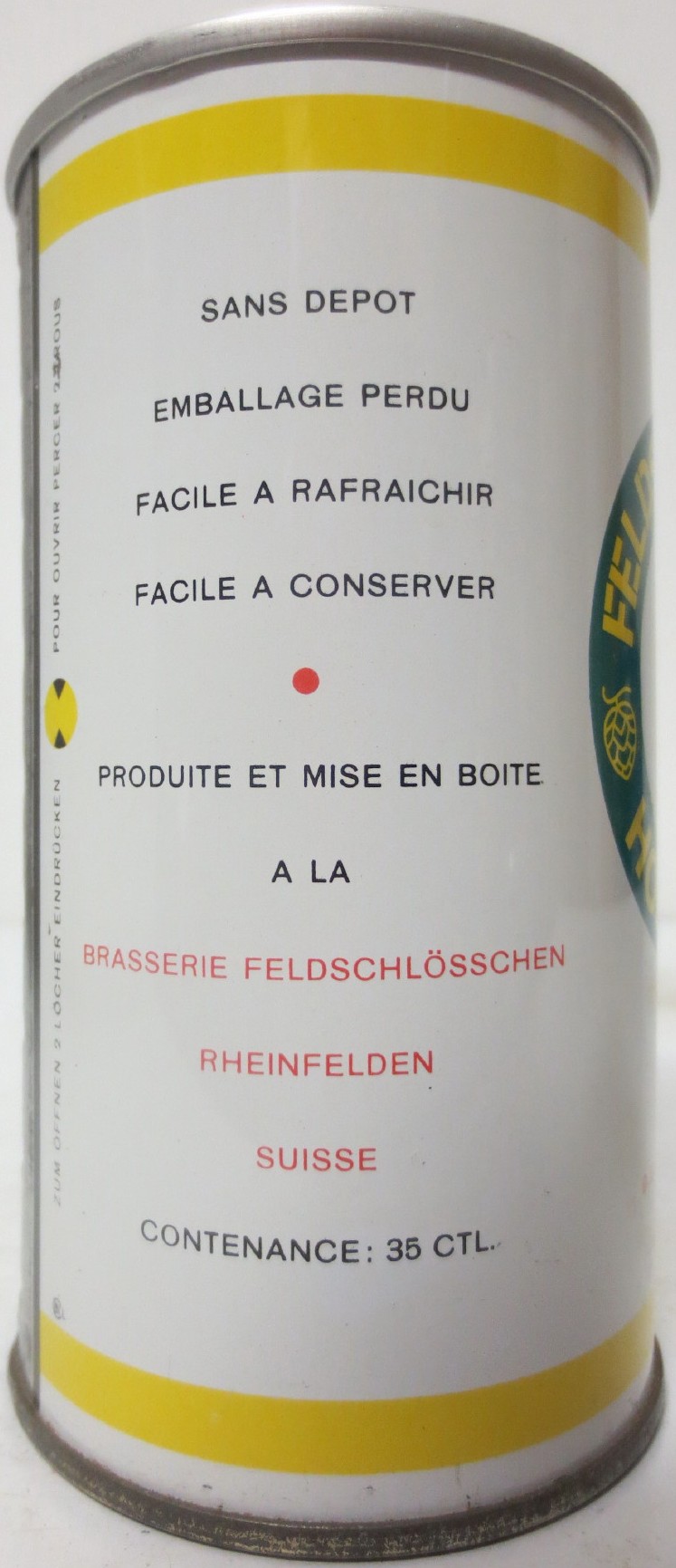 FELDSCHLÖSSCHEN HOPFENPERLE HELL-SPEZIAL BRAUEREI ABFÜLLUNG (35cl) (T/O) (SS) Nr.2