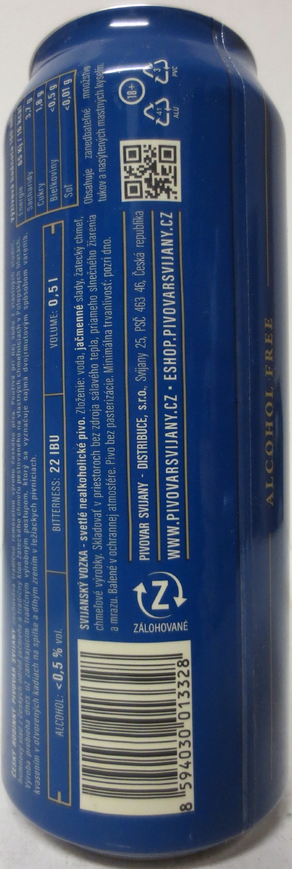 Svijany SVIJANSKÝ VOZKA - Nealkoholické pivo - 1564 Tradiční pivo bez pasterizace (SK) (50cl) (B/O) č.1
