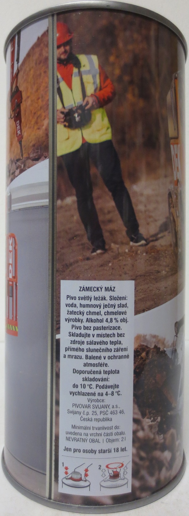 Svijany ZÁMECKÝ MÁZ DEK STAVEBNINY PŮJČOVNA (200cl) č.1