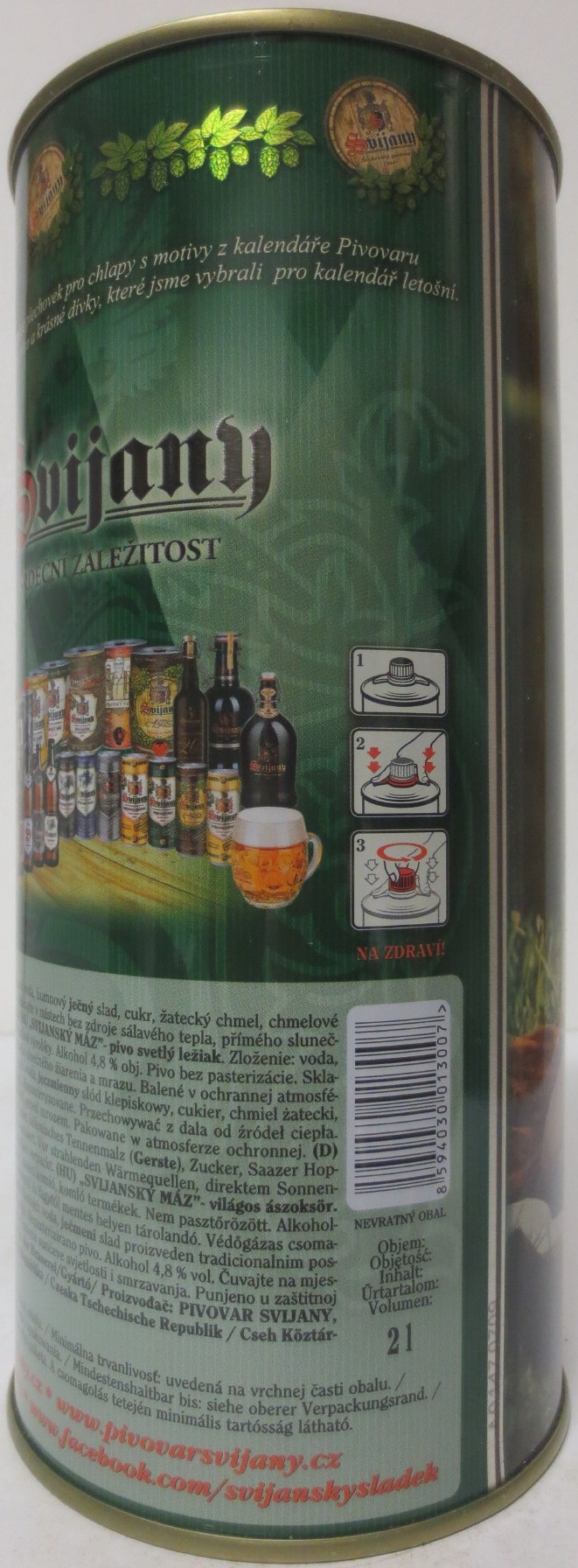 Svijany SVIJANSKÝ MÁZ dívky z kalendáře -No. 05/2020 (200cl)