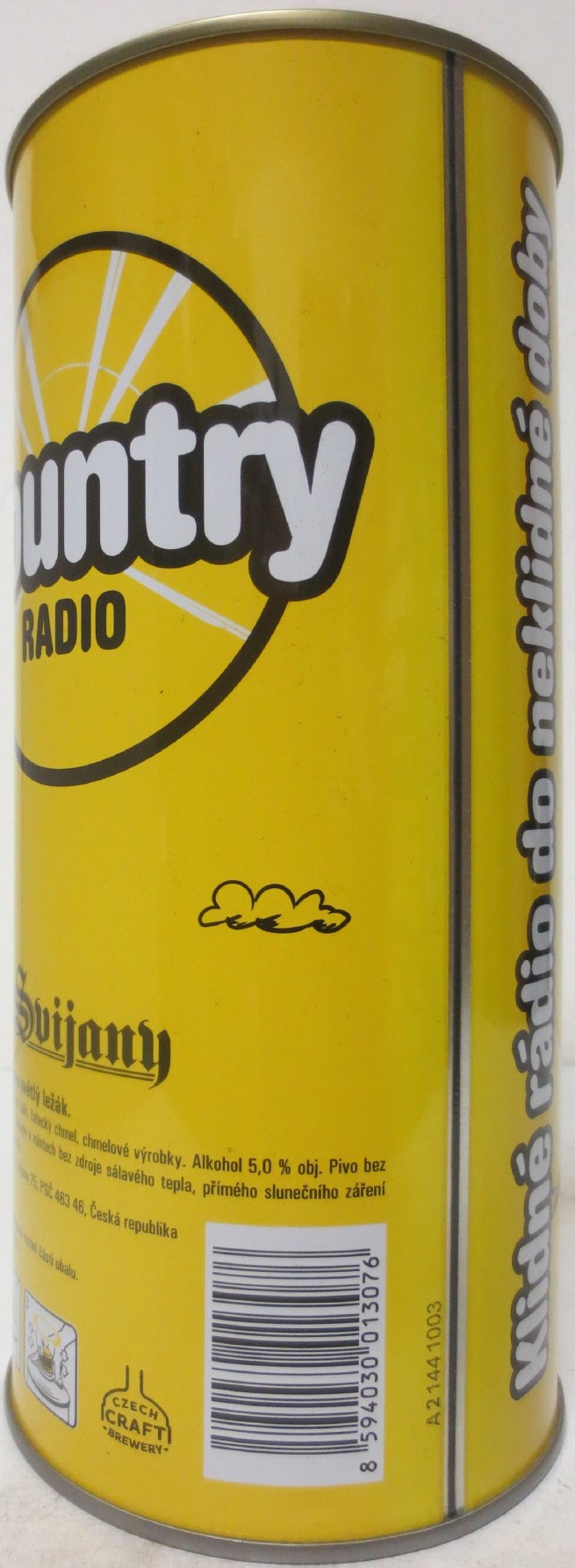 Svijany SVIJANSKÝ RYTÍŘ - pivo světlý ležák Country RADIO (200cl) č.1 