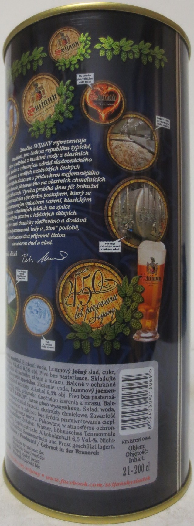 Svijany SVIJANSKÝ BARON Světlý speciál 1564 (200cl) č.1