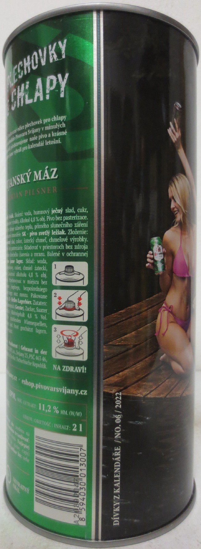 Svijany SVIJANSKÝ MÁZ dívky z kalendáře NO. 06/2022 (200cl)