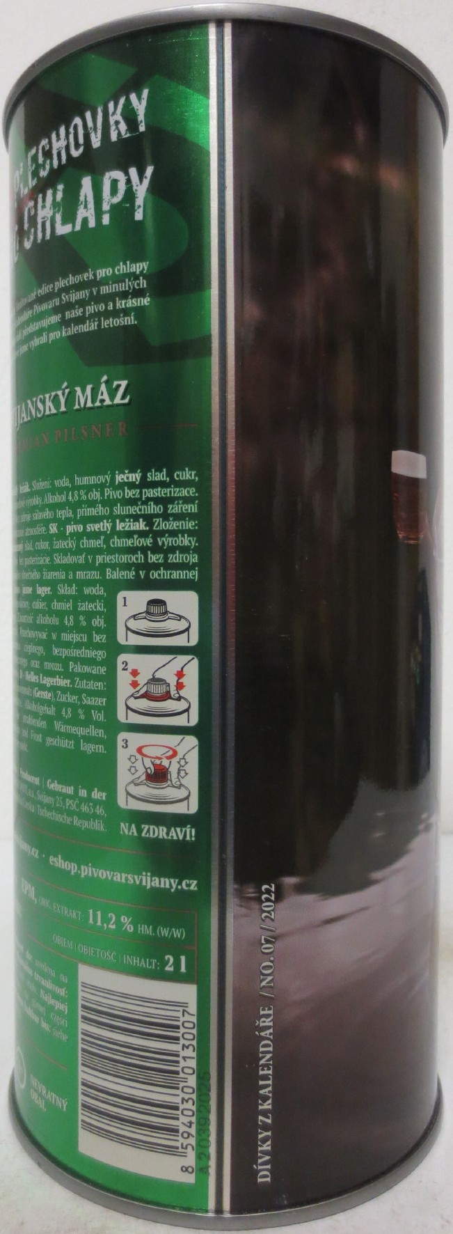 Svijany SVIJANSKÝ MÁZ dívky z kalendáře NO. 07/2022 (200cl)
