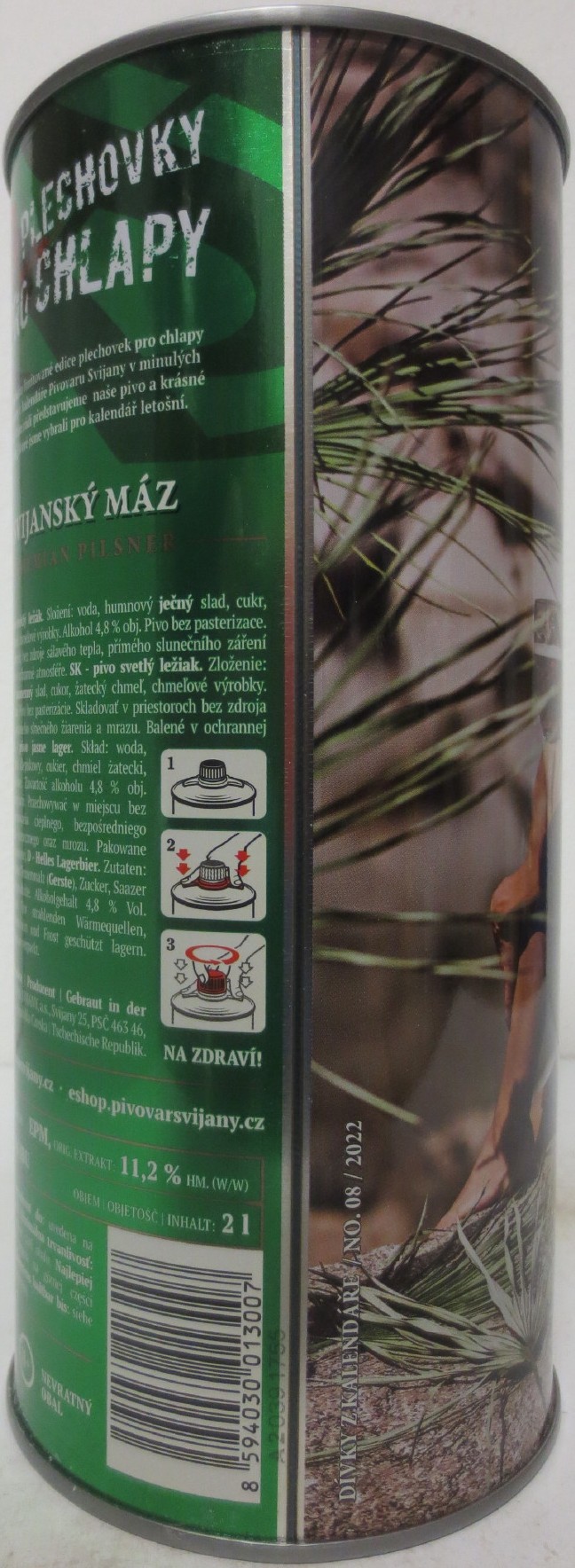 Svijany SVIJANSKÝ MÁZ dívky z kalendáře NO. 08/2022 (200cl)