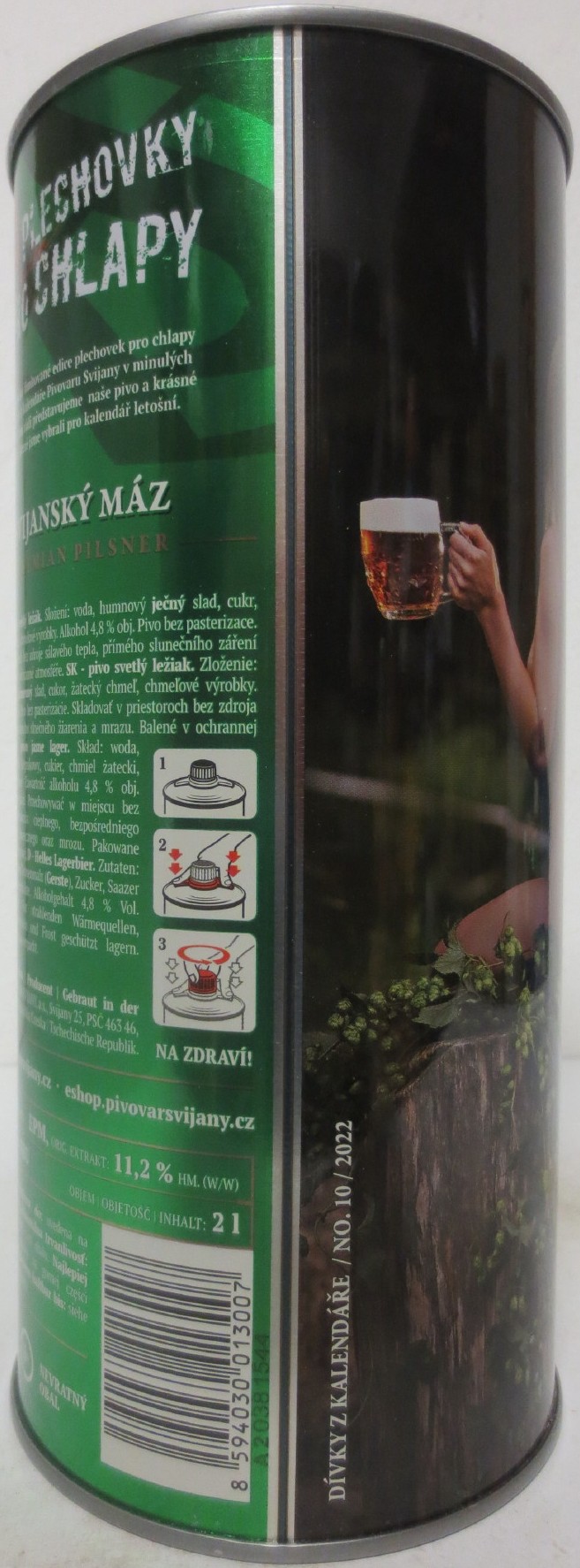 Svijany SVIJANSKÝ MÁZ dívky z kalendáře NO. 10/2022 (200cl)