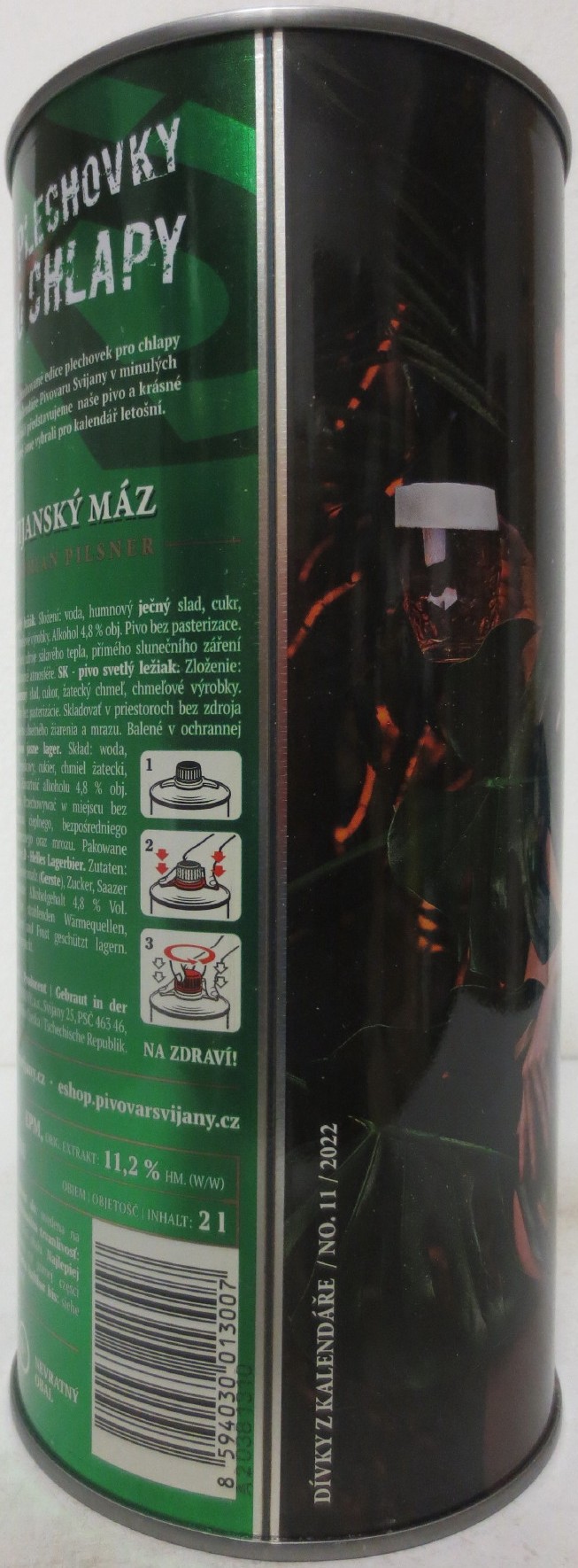 Svijany SVIJANSKÝ MÁZ dívky z kalendáře NO. 11/2022 (200cl)