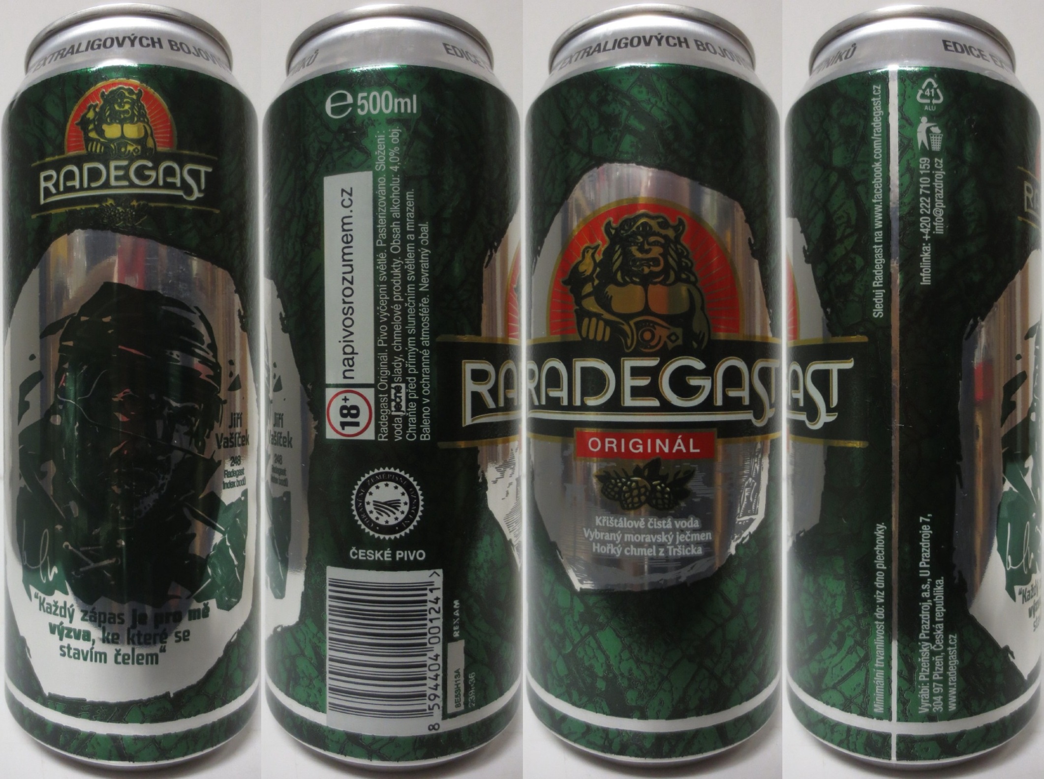 RADEGAST ORIGINAL EDICE EXTRALIGOVÝCH BOJOVNÍKŮ kompletní sérei (6ks) (CZ) (50cl) (B/O)