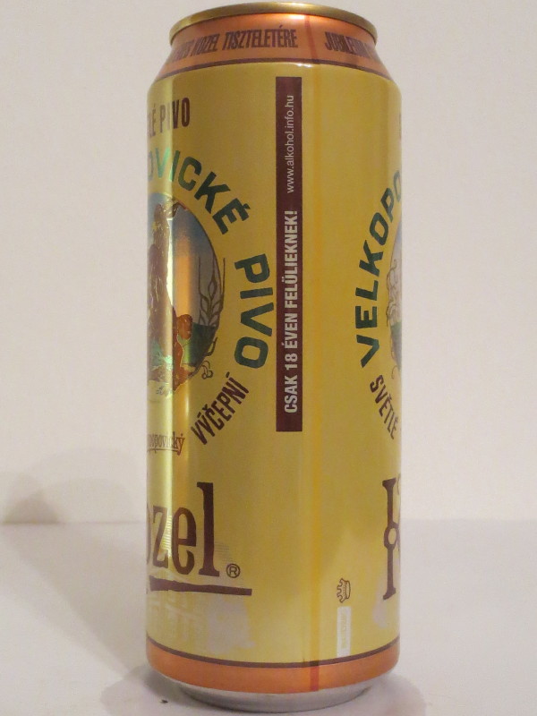 VELKOPOPOVICKÉ PIVO Velkopopovický Kozel SVĚTLÉ VÝČEPNÍ (HU) (50cl) (B/O) č.1 