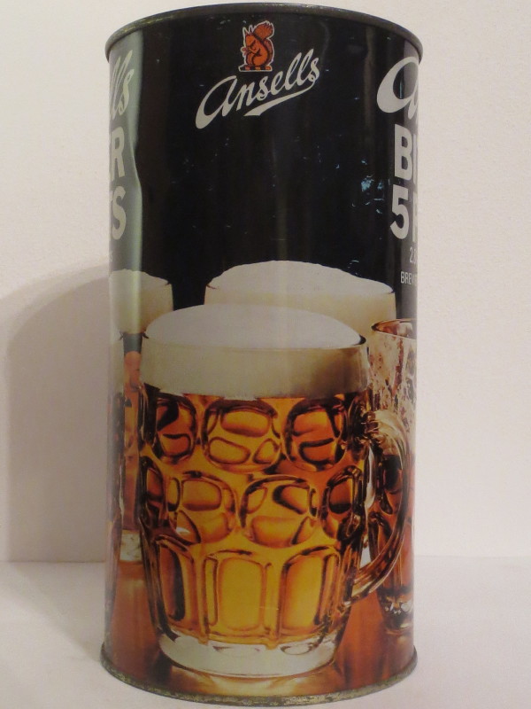 Ansells BITTER 5 PINTS 2.84 litres 5 pints BREWED IN BIRMINGHAM (284cl)