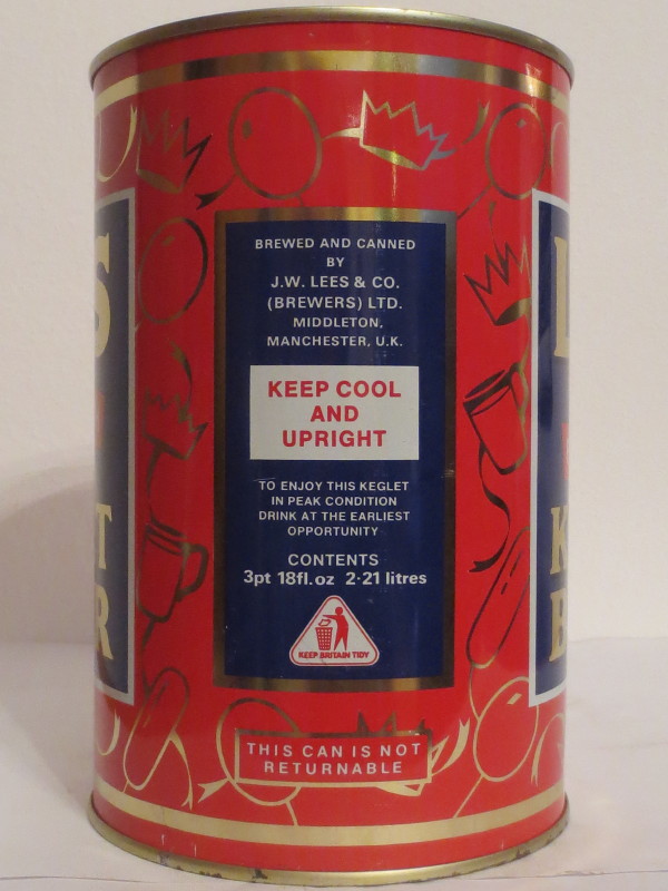 LEES FULL STRENGTH KEGLET BITTER (221cl)