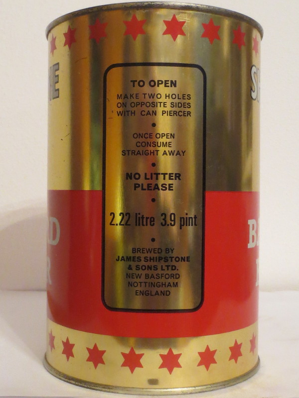 SHIPSTONE BASTFORD BITTER (222cl)