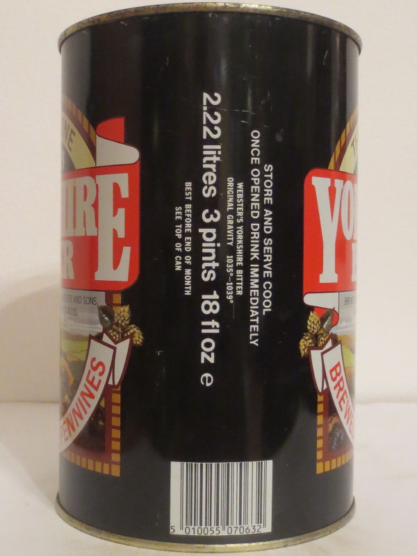 WEBSTER´S YORKSHIRE BITTER (222cl) Nr.2