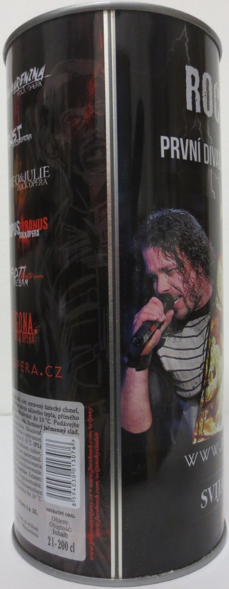 Svijany SVIJANSKÝ RYTÍŘ Světlý ležák ROCKOPERA PRAHA (200cl) č.1 