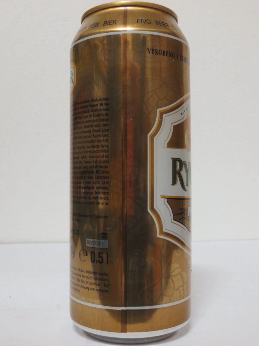 RYCHTÁŘ PREMIUM PIVO SVĚTLÝ LEŽÁK (50cl) (B/O)