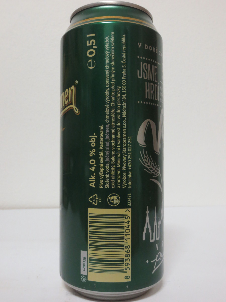 Staropramen - Výčepní - kompletní série 2017 (50cl) (B/O)