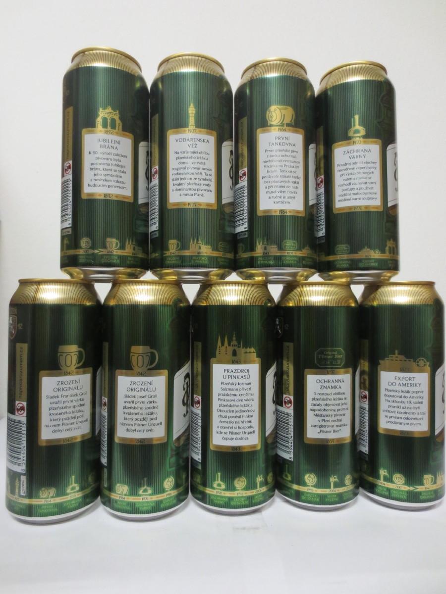 Pilsner Urquell 175 let - série 2017 - 1842 ZROZENÍ ORIGINÁLU (50cl) (B/O)
