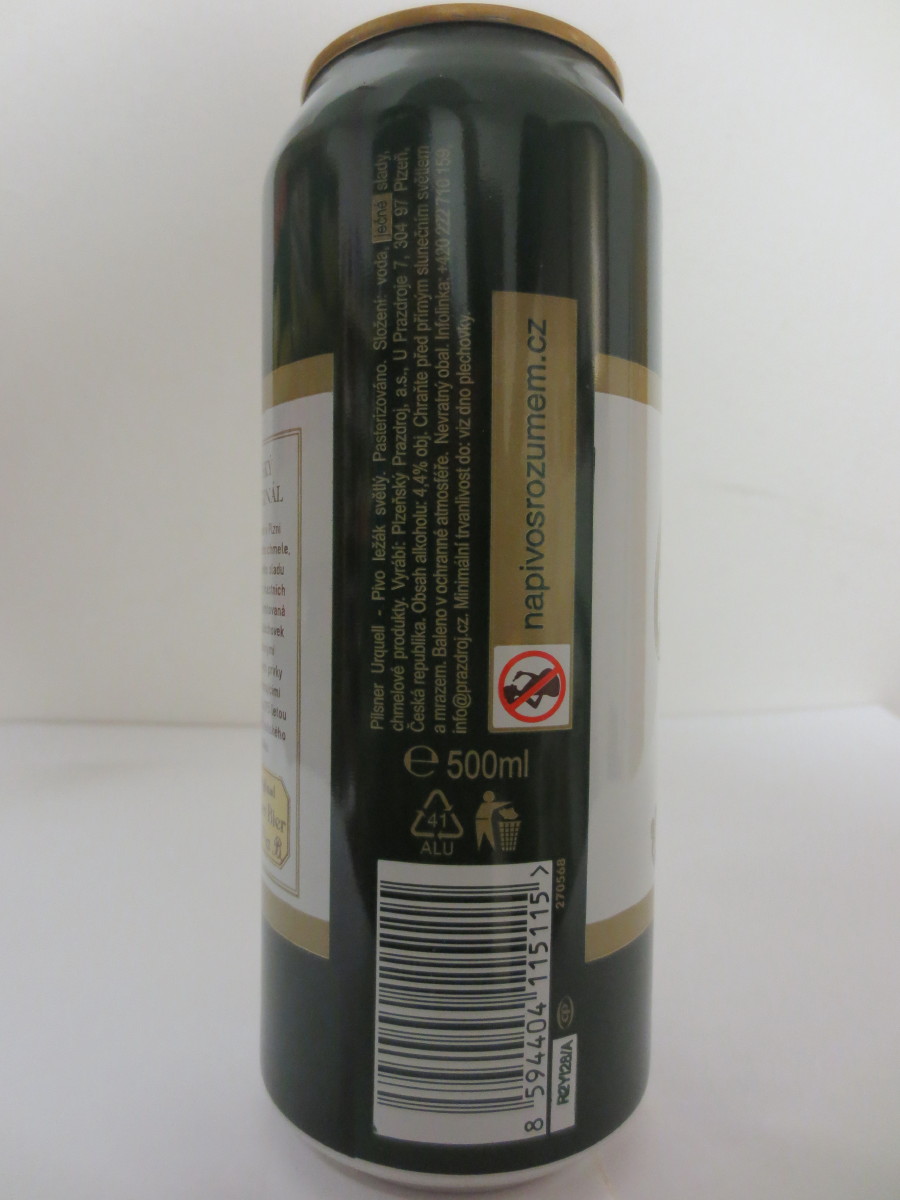 Pilsner Urquell Brewed IN PILSEN 1842 (50cl) (B/O)