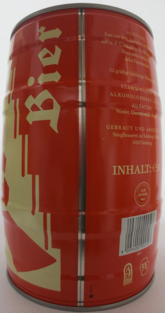 Salzburger Stiegl Bier (5L) Nr.1