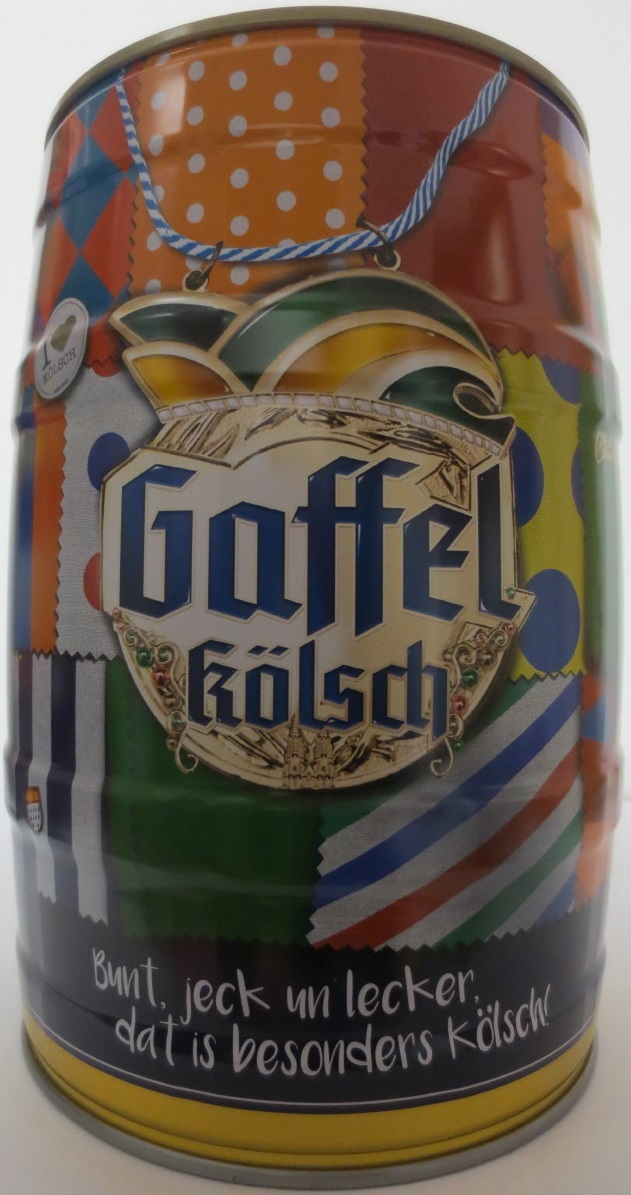 Gaffel kölsch bunt, jeck und lecker, das ist besonders kölsch! (5L) Nr.1
