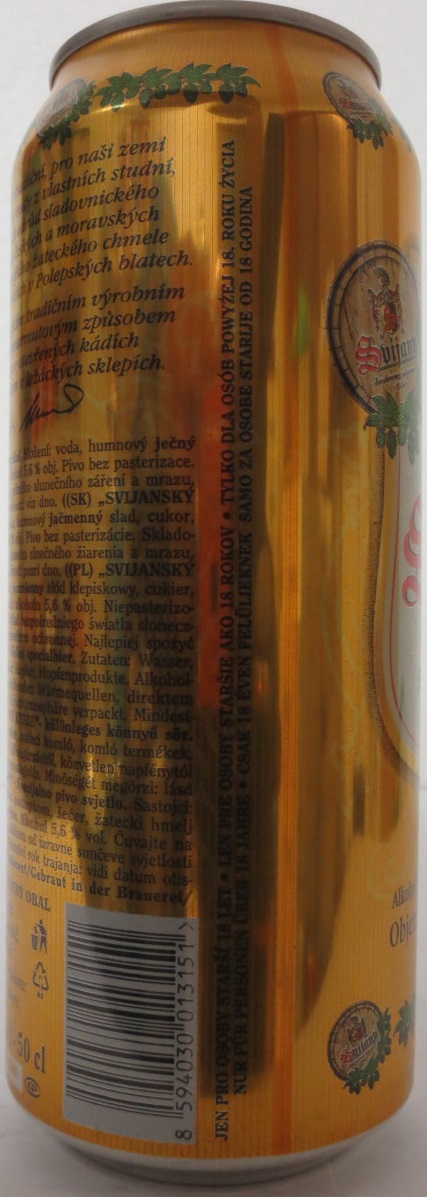 Svijany SVIJANSKÝ KNÍŽE Světlý speciál 1564 (50cl) (B/O)