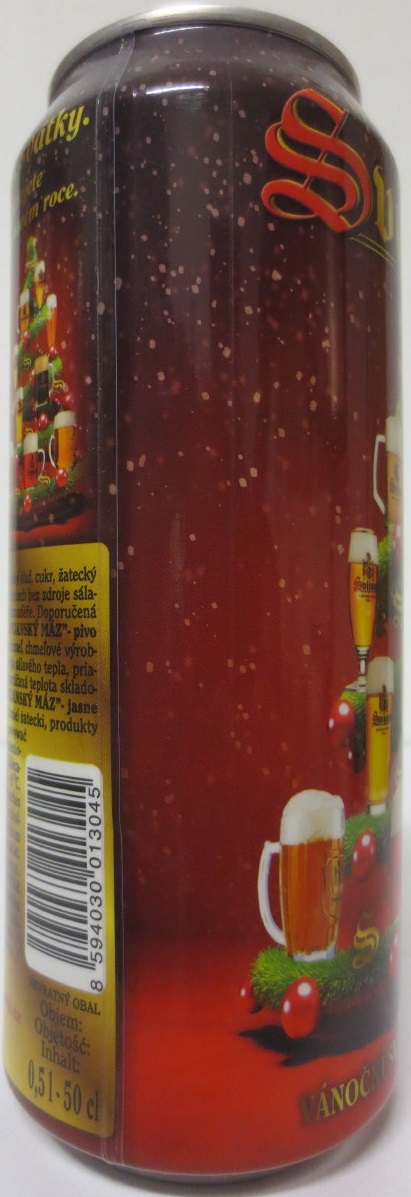 ŠŤASTNÉ A VESELÉ Svijany VÁNOČNÍ SVIJANSKÝ MÁZ (50cl) (B/O)