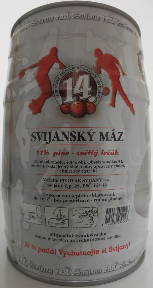 Svijany SVIJANSKÝ MÁZ 14.ROČNÍK AMATERSKÉ BOWLINGOVÉ LIGY