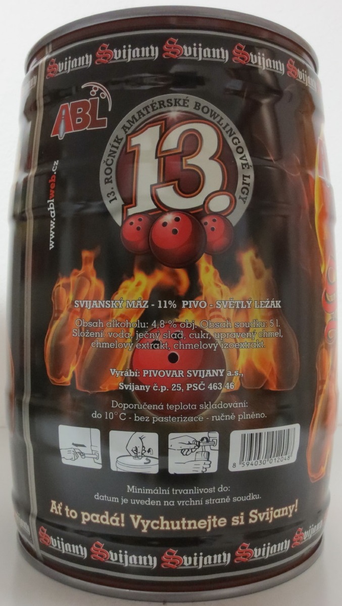 Svijany SVIJANSKÝ MÁZ 13.ROČNÍK AMATERSKÉ BOWLINGOVÉ LIGY