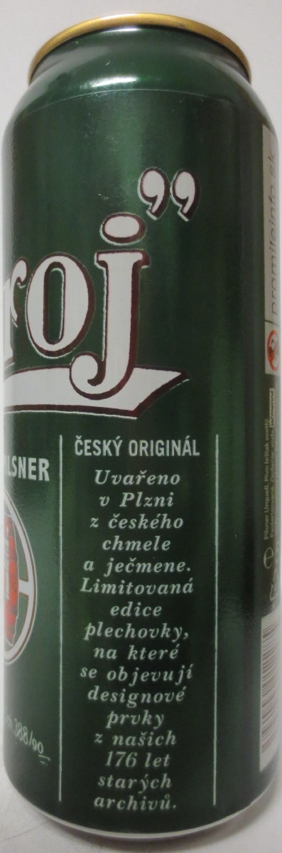 Prazdroj v PLZNI OLDŘICH BIBRDLIK KLADNO (SK) (50cl) (B/O) č.2