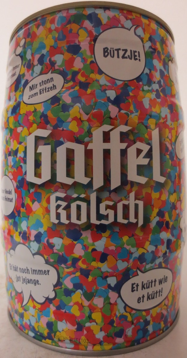 Gaffel kölsch KÖLLE ALAAF! (5L) Nr.1