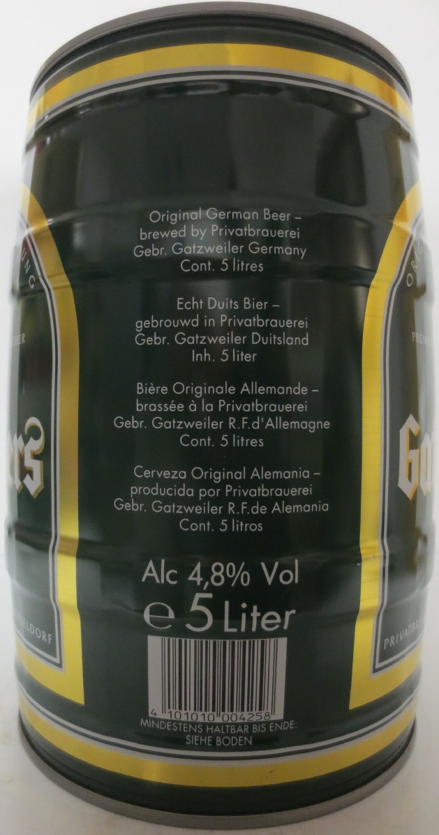 Gatzweilers Die echte Düsseldorfer Altbier-Spezialität (5L) Nr.2 
